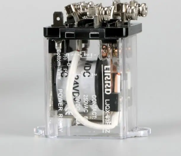 

LJQX-63F-2Z Bolt Connection High Power Electromagnetic Relay 60A 2 Open 2 Close 12VDC/24VDC/220V AC Two Contact Sensor