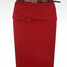 Женская бюст юбка новое поступление Элегантный полный элегантный тонкий бедра плюс размер ol юбка-карандаш