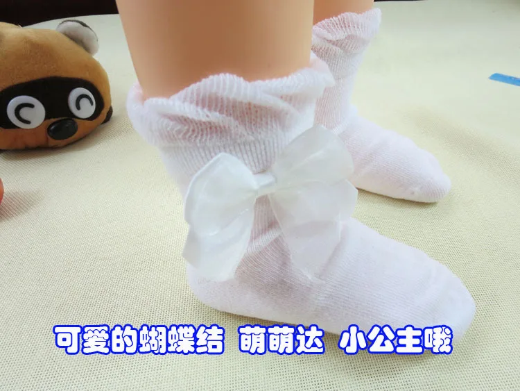 От производителя; новые детские хлопковые носки; сезон осень-зима; носки для малышей; милые носки принцессы с бантом для девочек