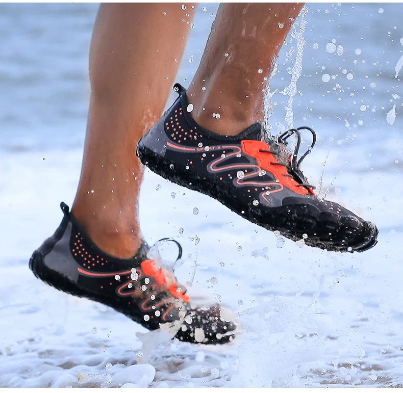 Спорт на открытом воздухе мужские ботинки для воды женская обувь для верховой езды обувь для серфинга Рыбалка плавание пляж Велоспорт пять пальцев кроссовки