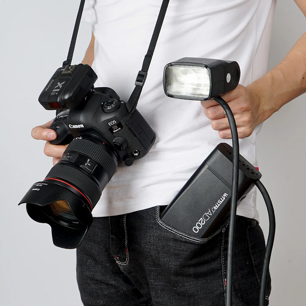 Вспышка Godox EC200 1 85 m для вспышки AD200|Аксессуары вспышек| |