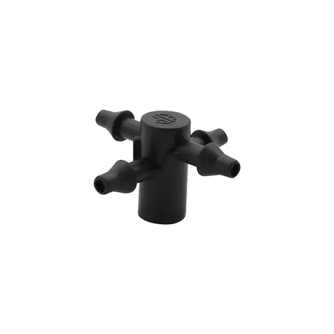 2-ways barb Connector Greenhouses Drip irrigation system water Splitter Gardens dripper Pipe Fittings 100 Pcs