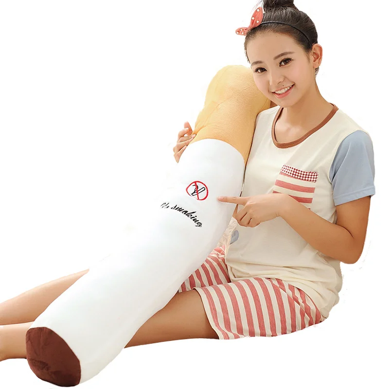 1pcs 110cm Smoking cylindrical sleeping Cigarette pillow Boyfriend