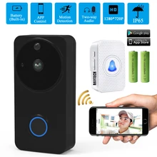 DAYTECH видео дверной звонок беспроводной WiFi дверной звонок монитор Сигнализация Дверной телефон 1080P ip-камера батарея наружная Водонепроницае...(China)