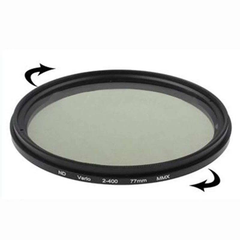 

77mm ND Fader Neutral Density Adjustable Variable Filter ND 2 to ND 400 Filter