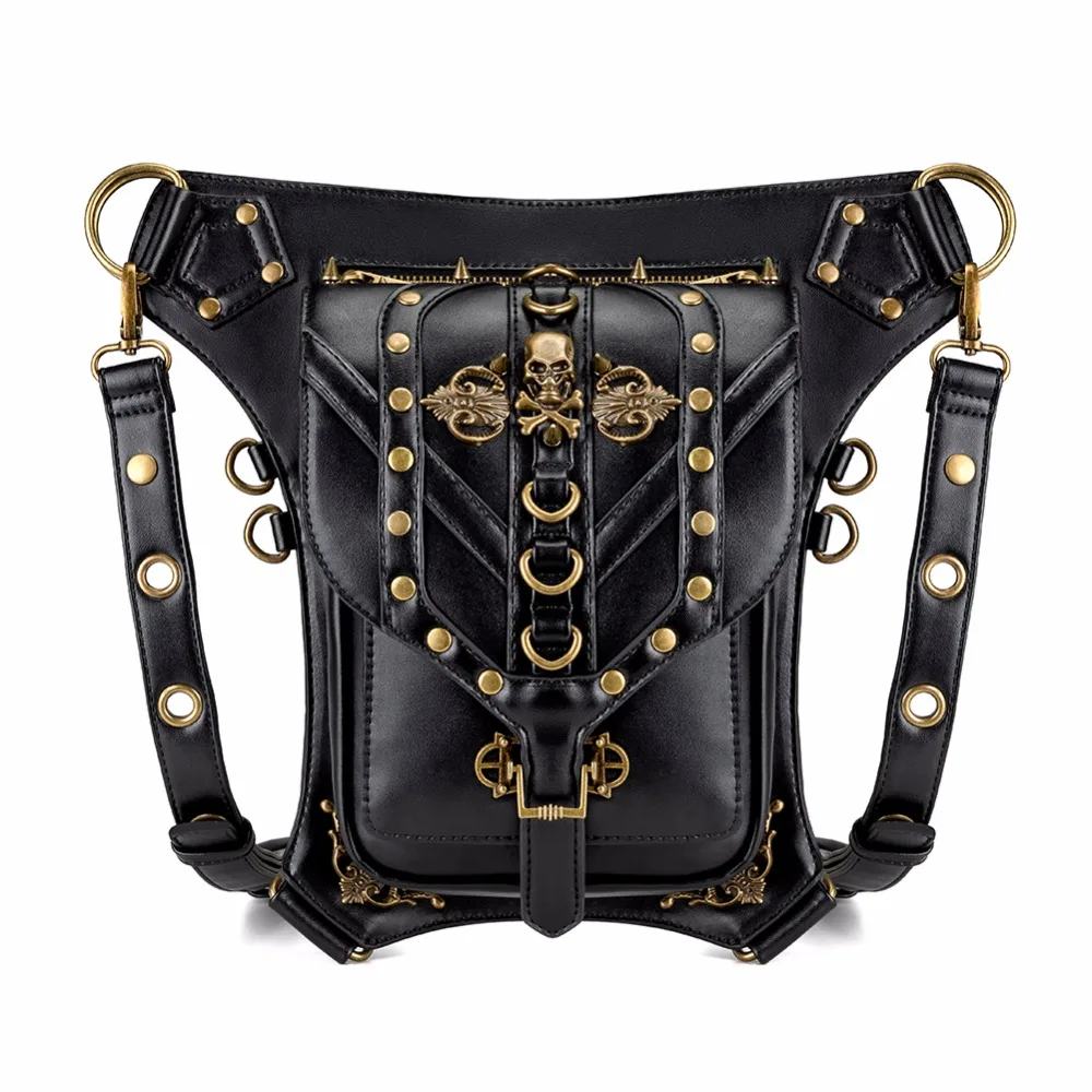 Сумка GearDukesteampunk Женская на пояс Готическая Сумочка винтажная миниатюрная