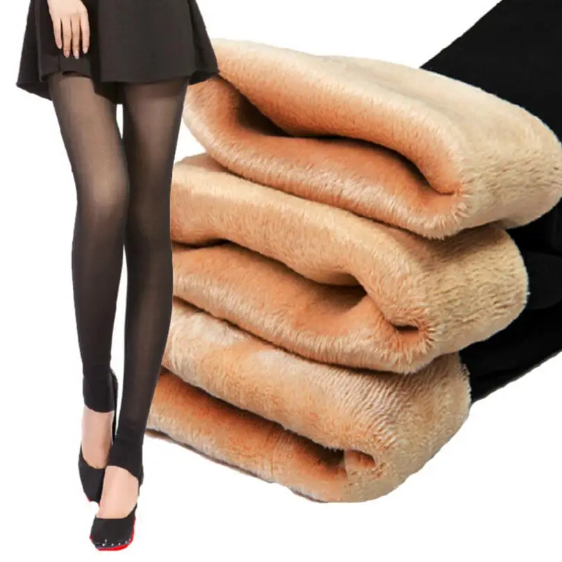 Beste Lente Winter Dikke Fluwelen Warme Leggings Slanke Nieuwe 2018 dubbellaags hoge Kwaliteit hard om schade door Haak Skinny Winter Effen