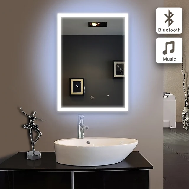 90 240v60x120cm Bluetooth VERLICHTE LED bad spiegel in badkamer ... 90 240v60x120cm Bluetooth VERLICHTE LED bad spiegel in badkamer ...
