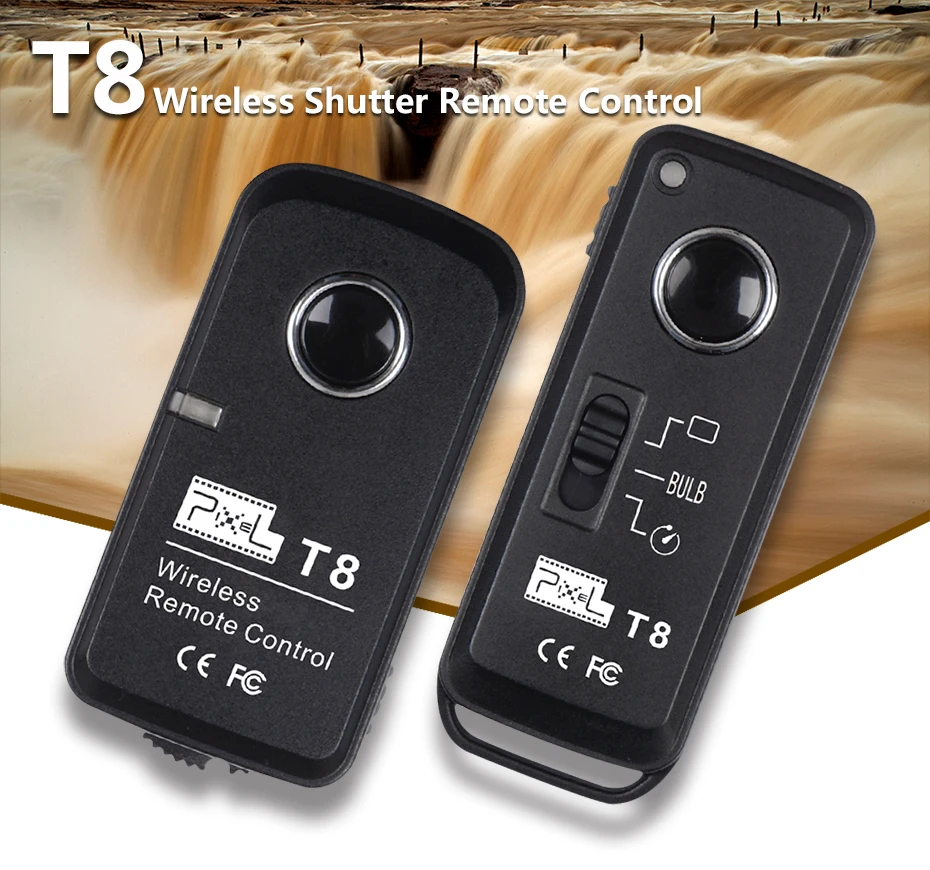 Pixel T8 для Canon 70D 60D 650D 600D 550D 450D 1100D 1000D Беспроводной Таймер Пульт дистанционного управления спуском фотографического затвора с Управление кабель VS TW-283 RW-221