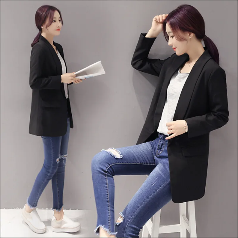 Buy Korean Style Casual Slim Women Blazer Office
