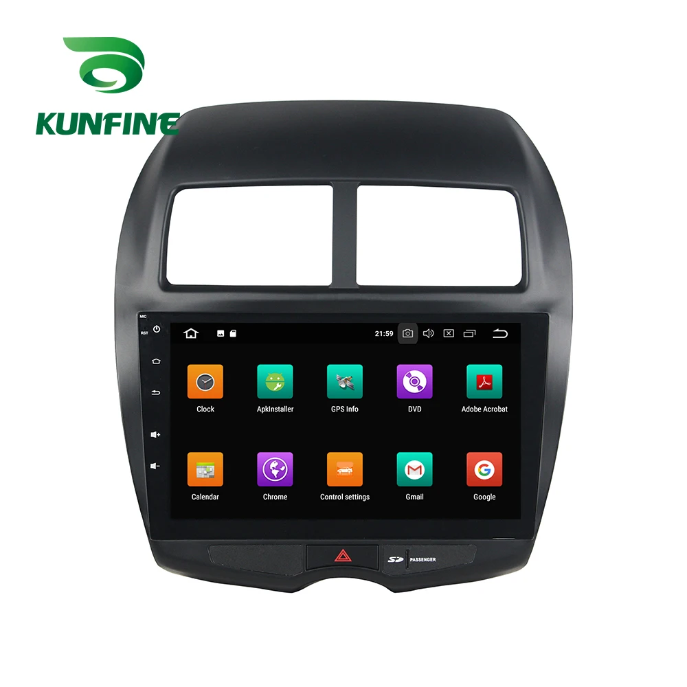 Discount Octa Core 4GB RAM Android 8.0 Car DVD GPS Navigation Multimedia Player Car Stereo Deckless for MITSUBISHI ASX 2010-2012 Radio 1