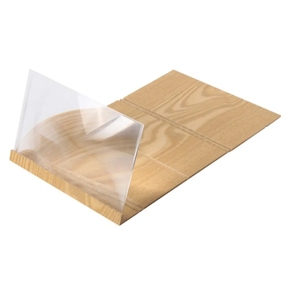 

12 inch Log Mobile Phone Stand 3D HD Mobile Phone Screen Film Video Amplifier Desktop Folding Bracket Lazy Holder Amplifier
