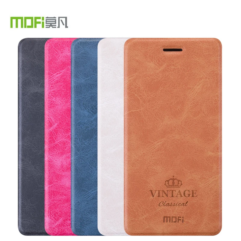 Beste Originele MOFI Smart Flip Ultra Dunne Lederen Case Cover Kaartsleuven Kickstand Cover Case Voor Apple iPhone 8 8 Plus 7 7 Plus