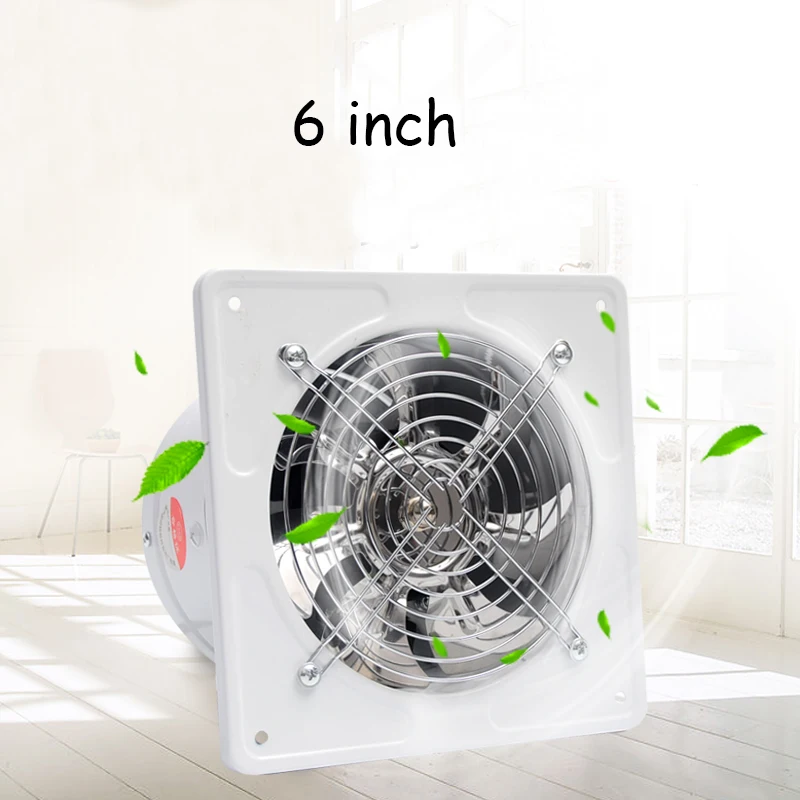 

6 inch kitchen toilet exhaust fan louver 6" window exhaust fan air ventilation fans draft Blower Bathroom Windows booster