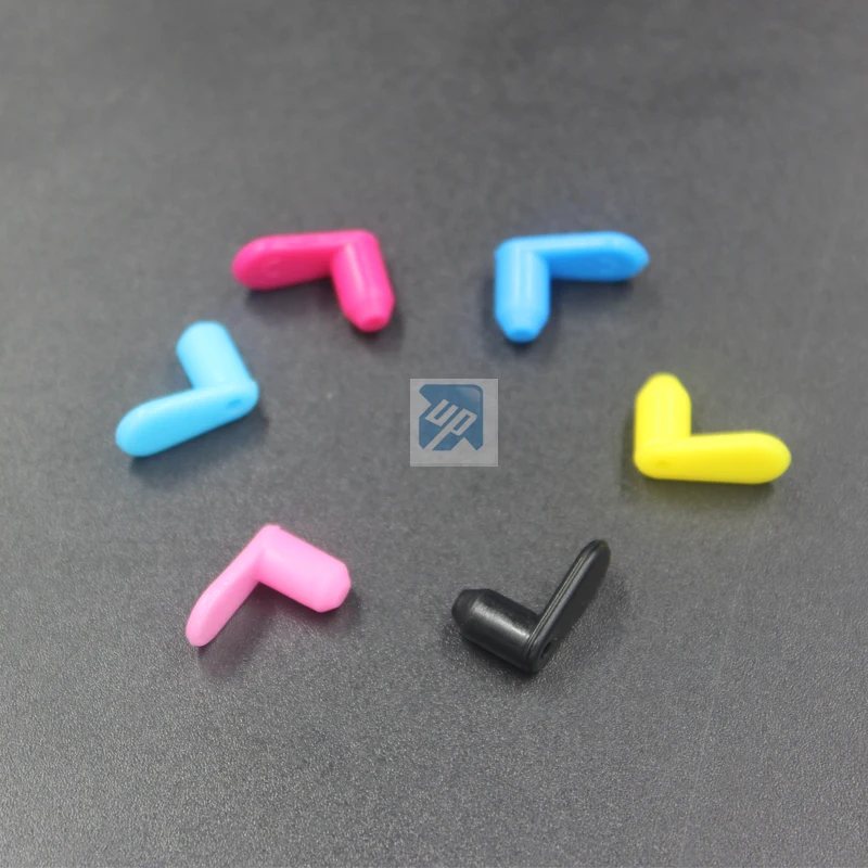 

300pcs 6 colors High quality color rubber plug for ink cartridge / CISS accessories and parts drop shipping