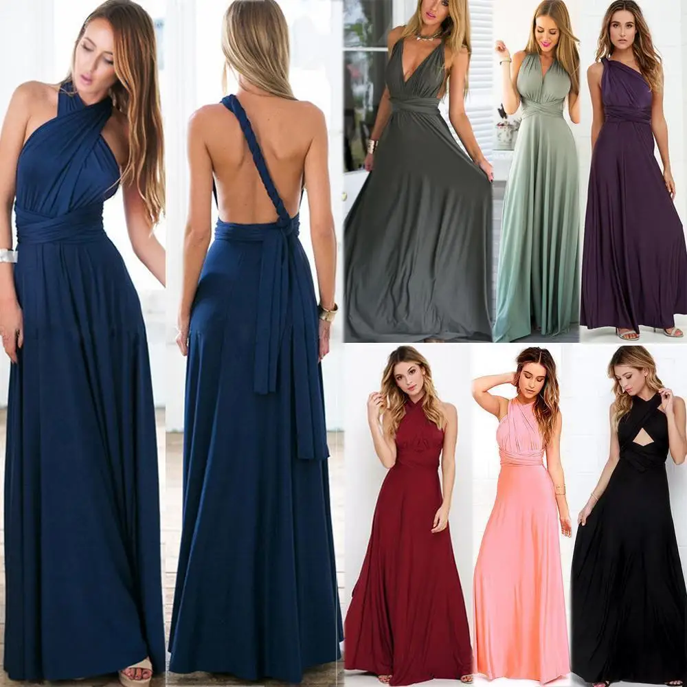 multi wrap bridesmaid dresses