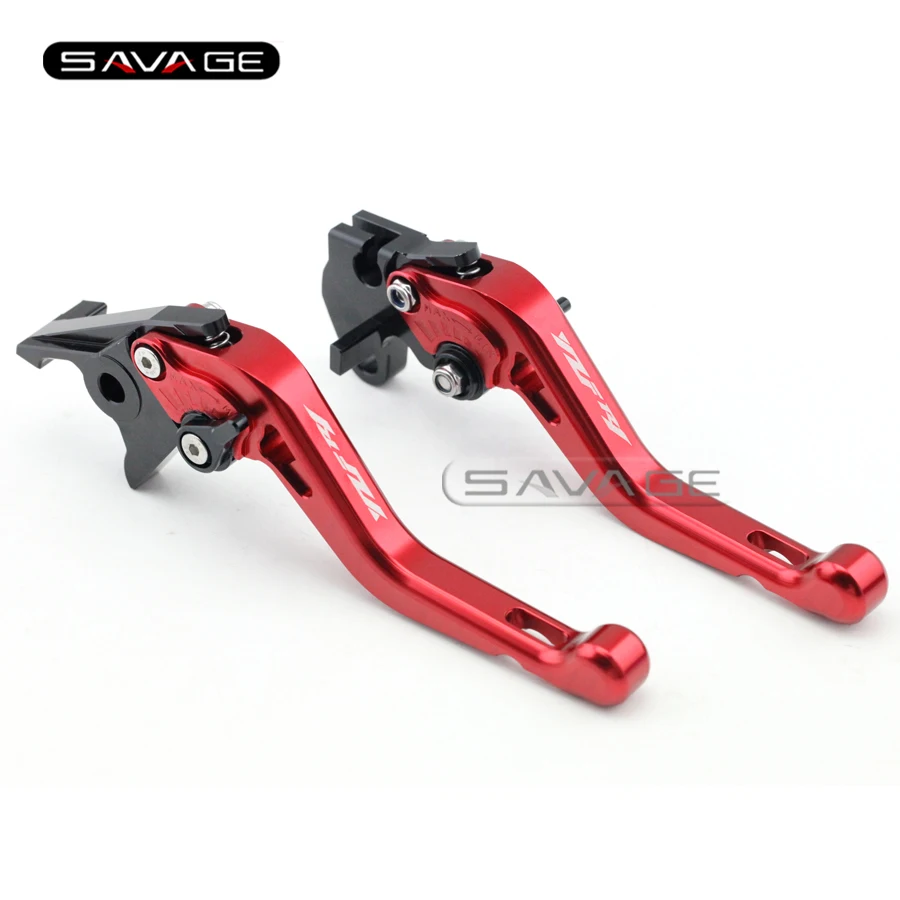 

For YAMAHA YZFR1 YZF-R1 1998 Red Motorcycle CNC Aluminum Adjustable Short Brake Clutch Levers logo YZF R1