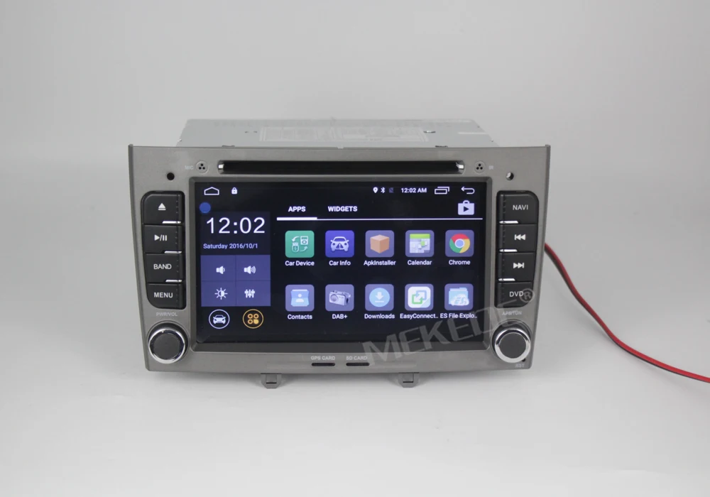 Cheap MEKEDE Android 7.1 2G RAM Special Car DVD Stereo Navigation for Peugeot 408 & 308 with GPS RDS 4G SWC Rearview Free 8GB Map card 19