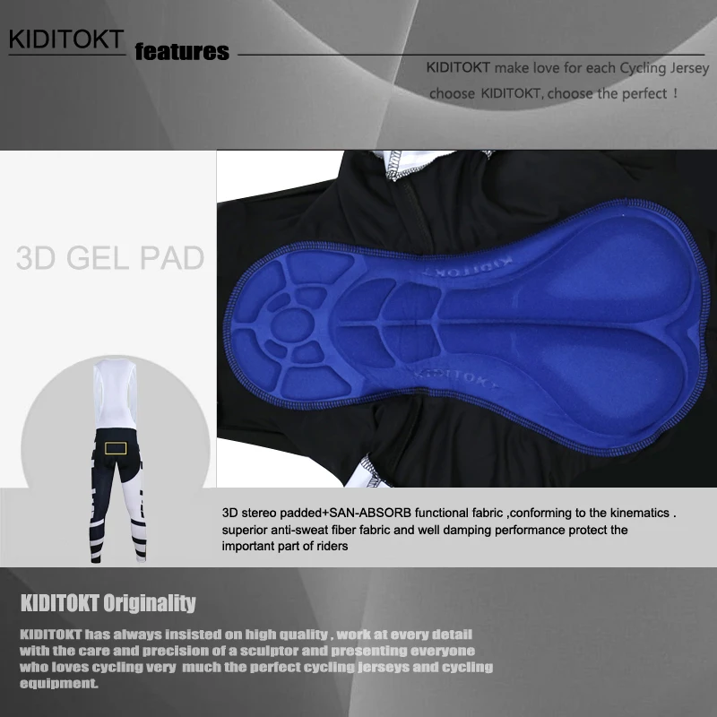 Kiditokt Pro мужские противоударные велосипедные штаны с 3D гелевыми осенними XXS-5XL для горного велосипеда, велосипедные нагрудники, быстросохнущие MTB велосипедные колготки
