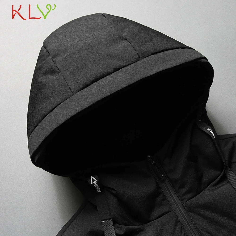 Мужская зимняя куртка с капюшоном хлопковое пальто плотное 4XL 2018 новый бренд