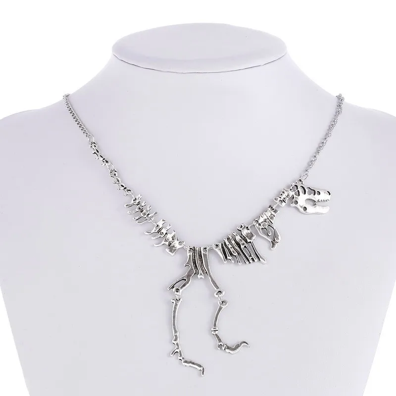 Cute Skeleton Dinosaur Necklace - Animals Aso