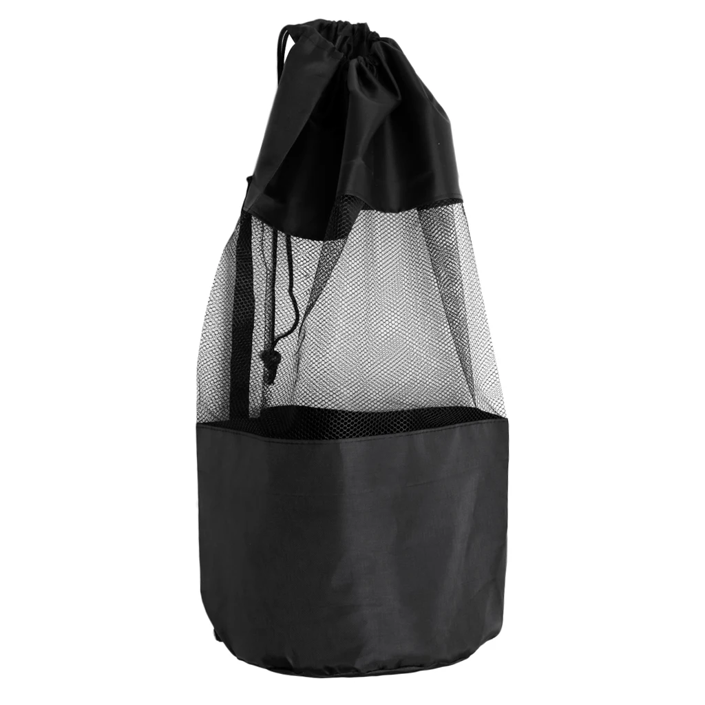 Compact Drawstring Mesh Gear Bag Shoulder Backpack for Scuba Diving Snorkeling Swimming 70.5 x 43 cm