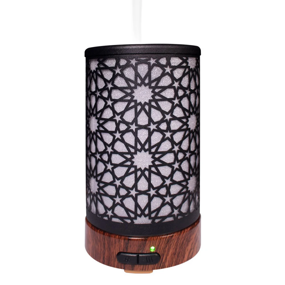 

Ultrasonic Cool Mist Essential Oil Diffuser 100ml Capacity Metal Aromatherapy Diffuser with Waterless Auto Shut-Off Protection