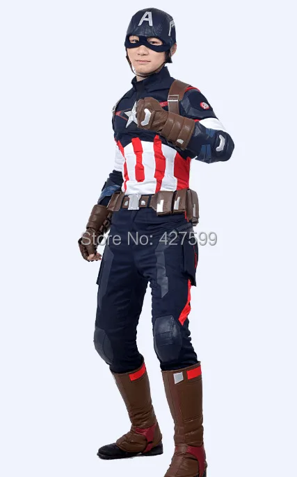 

Hot New The Avengers 2 Captain America Cosplay Costume
