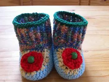 

Crochet Baby Booties,Handmade,Baby booties, gift for baby, original