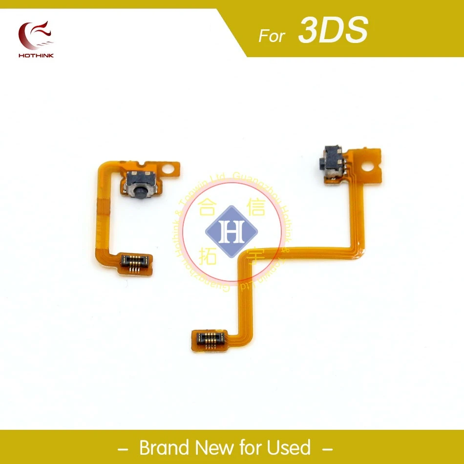 Hothink L R Shoulder Button With Flex Cable For Nintendo 3ds Repair Left Right Switch Trigger Buttons Buttons Button Flex Cablebutton Cable Aliexpress