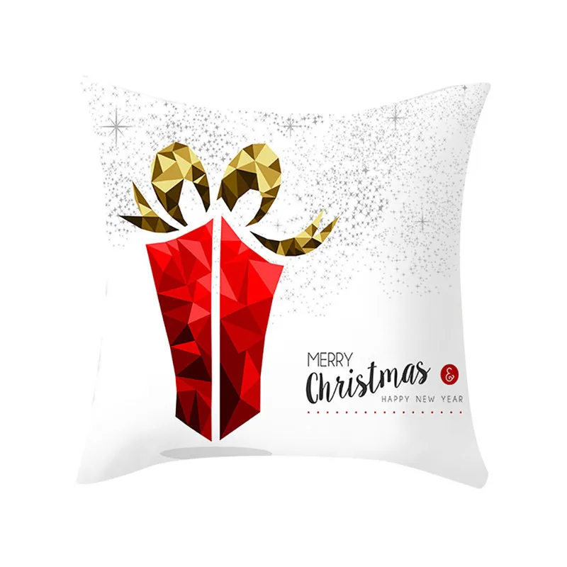 Lychee наволочки для подушки с рождественской елкой, цветная полиэфирная декоративная наволочка 45x45 см для спальни, подушки для дома - Цвет: 8