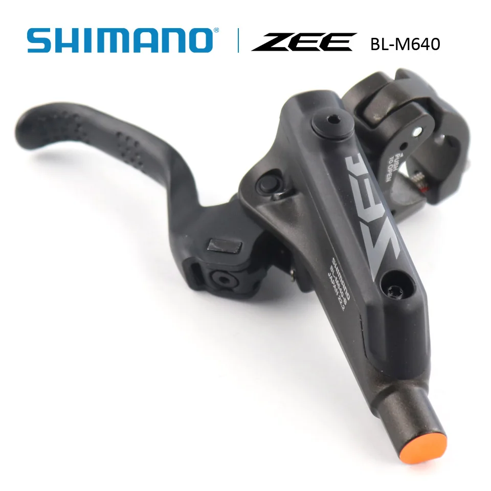 SHIMANO ZEE BR-M640 BL-M640 тормозной рычаг велосипедный Гидравлический дисковый тормоз с тормозными колодками D01S смола или H03C металл - Цвет: BL-M640 Right