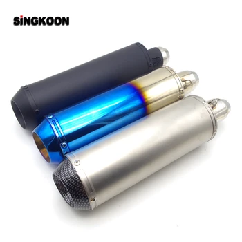 

2019 The Newest 51mm Universal motorcycle exhaust muffler Pipe escape moto FOR honda cb600f shadow 750 sh 300 nc 700 cb190r