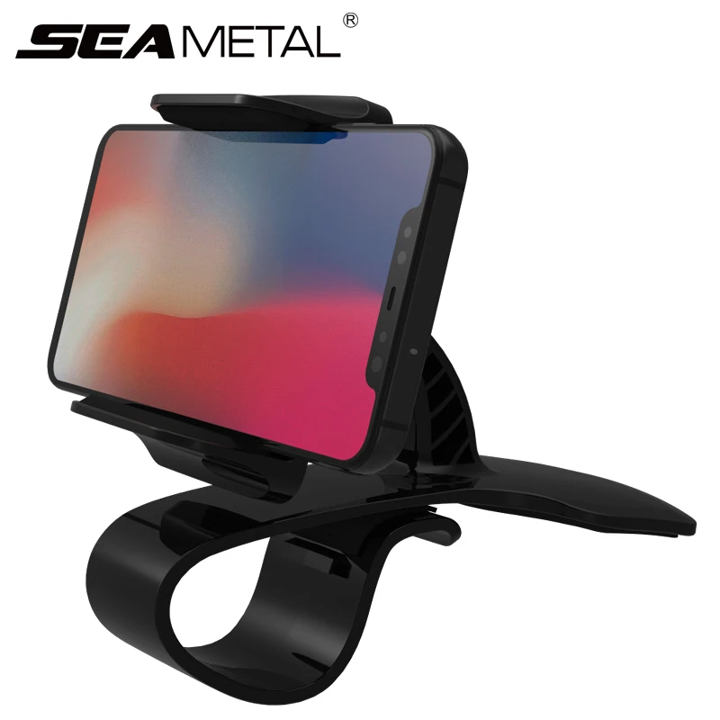 

Universal Car phone holder Dashboard Car GPS Navigation Mini Smartphone Holder No Magnetic Clip On Dashboard Mobile Phone Holder