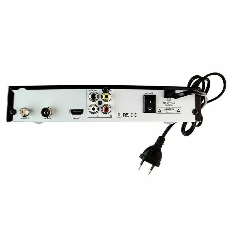 

New Smart Digital Satellite TV Receiver DVB-T2+DVB-S2 FTA 1080P Decoder Tuner MPEG4 Full HD1080 Remote Control High Quality