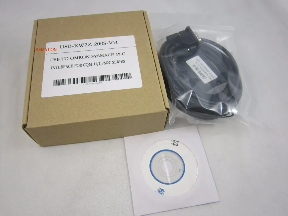 

Cable USB-XW2Z-200S-VH USBXW2Z200SVH for OMR CQM1H CPM2C CPM2AH CJ1M-CPU13 CS1H-CPU65H PLC USB-XW2Z200SVH NEW Win7 Win8 Support