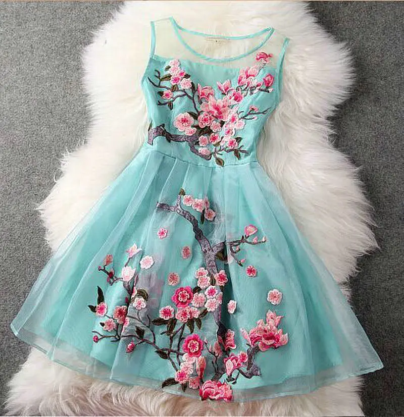 2015 Spring High quality european style Women clothing fashion Slim Party Dress elegant dresses XXL XXXL dress summer