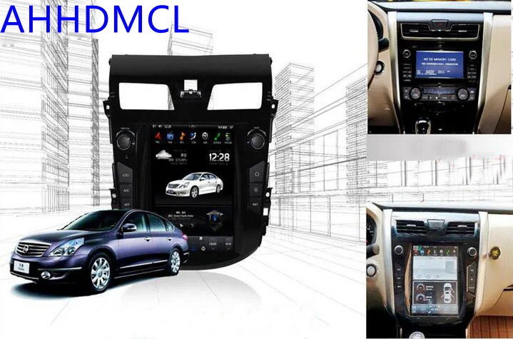 Flash Deal Car PC PAD Tesla Style Multimedia Player Android 7.1 GPS For Nissan Teana Auto A/C Edition 2013 2014 2015 2016 2017 2018 1