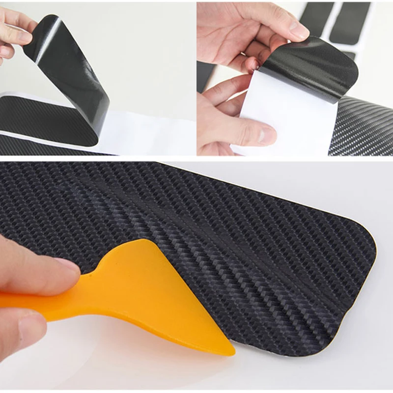 

Car styling threshold carbon fiber sticker for Infiniti FX-series Q-series QX-series Coupe EX37 EX25 JX35 EX35