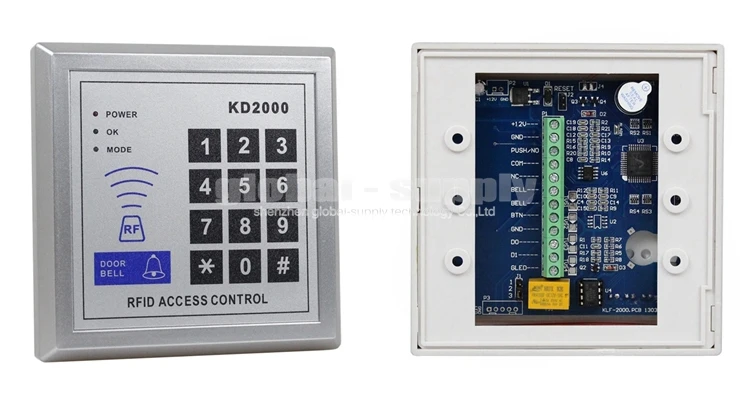 Diysecur Дистанционное управление 125 кГц RFID ID Card Reader пароль клавиатуры Управление доступом безопасности Системы Kit+ удар Блокировка kd2000