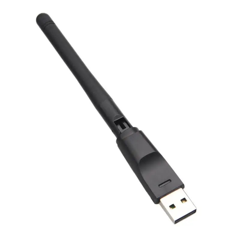 150 Мбит/с USB с высоким коэффициентом усиления WiFi беспроводной адаптер с антенной USB 2,0 Беспроводная WiFi сетевая карта настольный сетевой адаптер