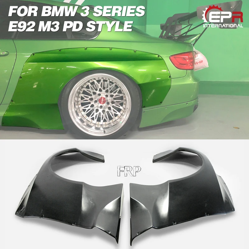 Углеродное волокно/Стекловолокно заднее крыло для BMW E92 M3 PD стиль широкий корпус