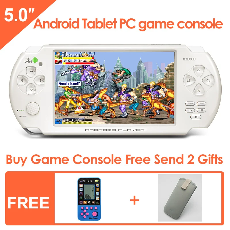 JXD S5300 5.0 inch Touch Screen Android Handheld Game Console Support