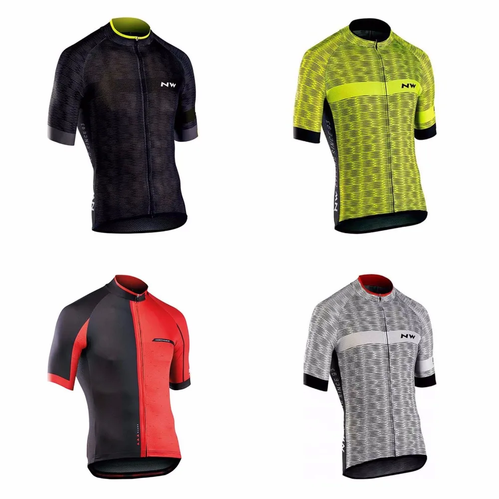 NW Short Sleeve Cycling Jersey 2019 Man MTB Bike Clothing Breathable Road Racing Bicycle Maillot cycle Sportswear Ropa Ciclismo | Спорт и