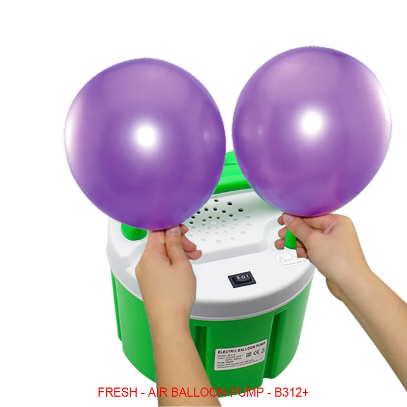 850W fresh air electric balloon pump with timer, fresh air inflator pump with 2 nozzels, balloon inflator