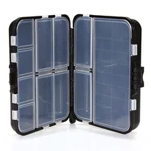 Водонепроницаемый рыболовный ящик вертушечная наживка муляж рыбы для приманки песка отпуску рыболовные снасти Box Дело Контейнер с 11 отделений H004C