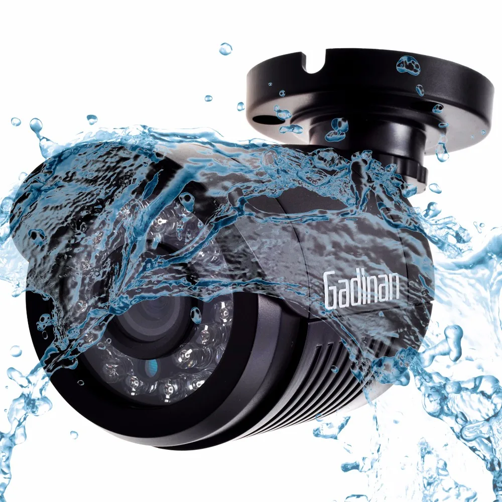 GADINAN Analog CCTV Camera 800TVL 1000TVL Bullet IP66 Waterproof HD 3.6mm Lens IR Cut Filter Night Vision Mini ABS Housing outdoor cctv