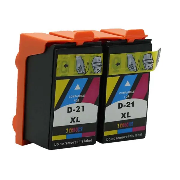 

2 Set Ink Inkjet Cartridges Replacement For DELL 21 22 23 24XL DELL21 DELL22 DELL23 DELL24XL V313 V313W V515W P513W P713W V715W