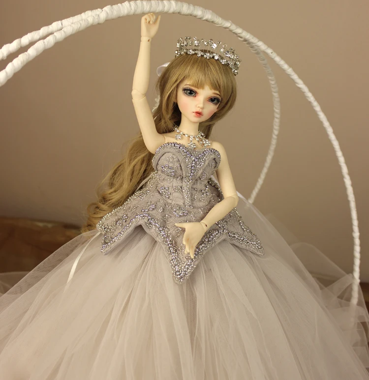 Полный набор высшего качества 1/4 Bjd девушка Смола Кукла парик одежда все включено Хлоя свадебное платье Лучший подарок ребенок игрушка Reborn Детские Поделки