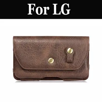

Leather Case Cover Pouch Waist Bag Holster Belt Clip Cell Phones For LG V20 V30 V30S ThinQ V34 X cam X Power X Power 2 X venture